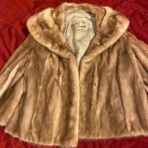 Mink fur coat